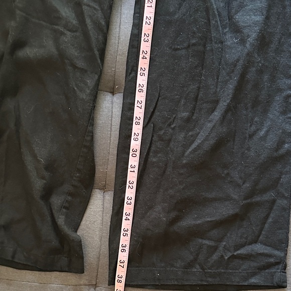 Old Navy Black Linen-Blend Pants – M, 30” Inseam, Wide-Leg,‎ Pull On Style - Picture 10 of 10
